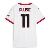 Dámy Fotbalový dres AC Milan Christian Pulisic #11 2024-25 Venkovní Krátký Rukáv